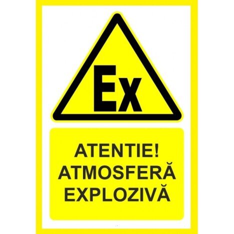 Placuta atentie atmosfera exploziva